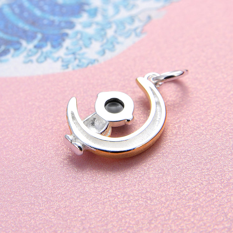 Sterling Silver Astronaut Charm Pendant S925 Finding