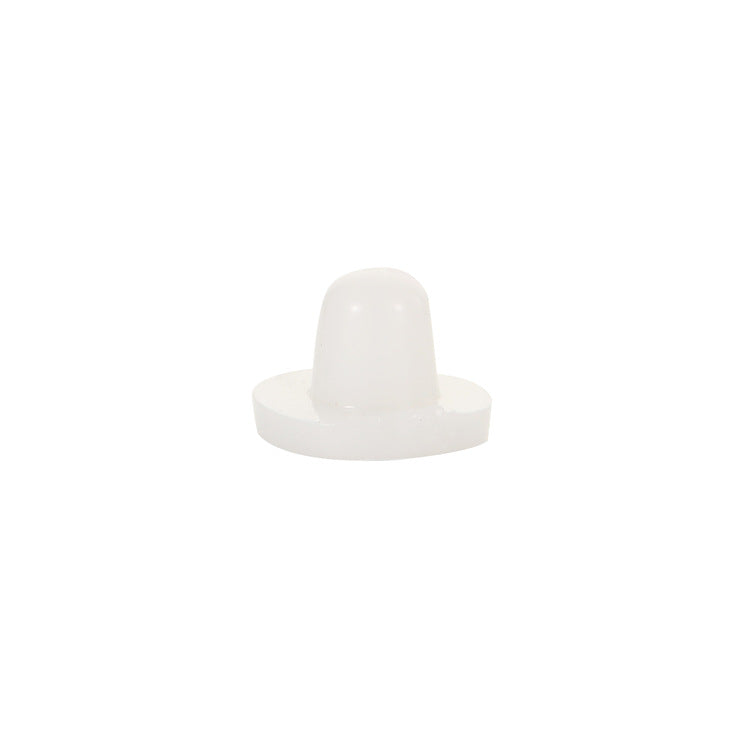 100 chapeau soucoupe disque poteau Silicone Gel de silice boucle d'oreille bouchon arrière