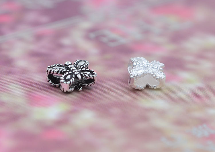 Sterling Silver Butterfly Bead Spacer S925 Finding