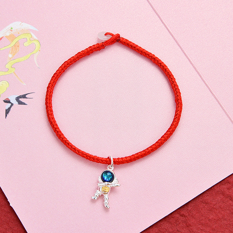 Sterling Silver Astronaut Charm Pendant S925 Finding