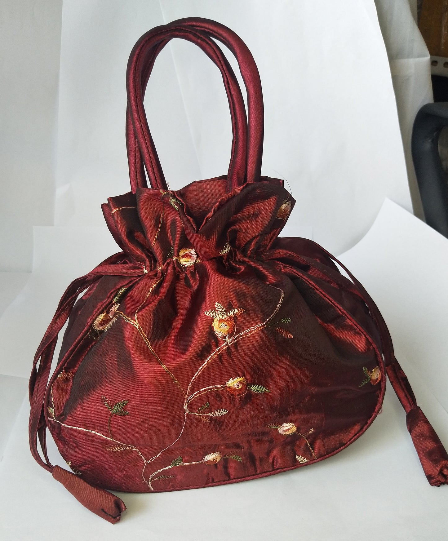 8x8" Colorful Chinese Silk Pouches Pocket Money Coins HandBags Drawstring Grab Bag lot Traditional Packaging Bags for Jewelry Gifts