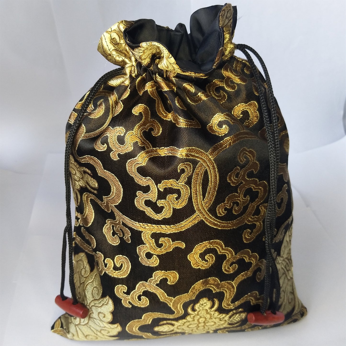 8x10" Colorful Chinese Silk Pouches Pocket Money Coins Bags Drawstring Grab Bag lot Traditional Packaging Bags for Jewelry Gifts