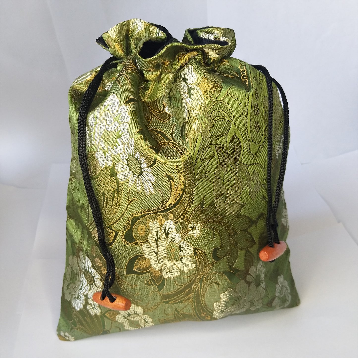 8x10" Colorful Chinese Silk Pouches Pocket Money Coins Bags Drawstring Grab Bag lot Traditional Packaging Bags for Jewelry Gifts