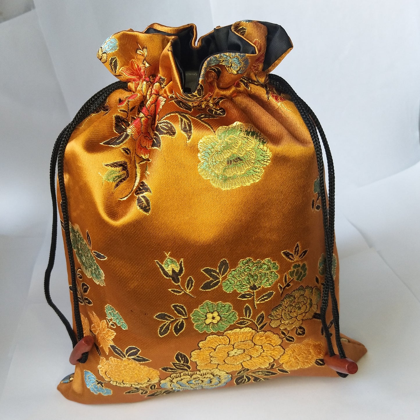 8x10" Colorful Chinese Silk Pouches Pocket Money Coins Bags Drawstring Grab Bag lot Traditional Packaging Bags for Jewelry Gifts