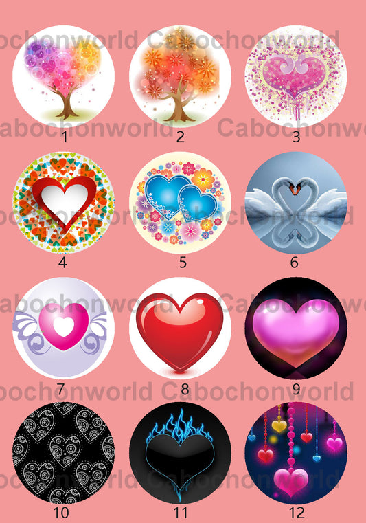 Collection Cabochon Coeur CWN0020