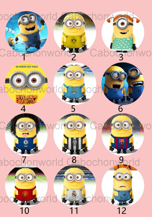 Cartoon Minion Cabochon Collection CW0052