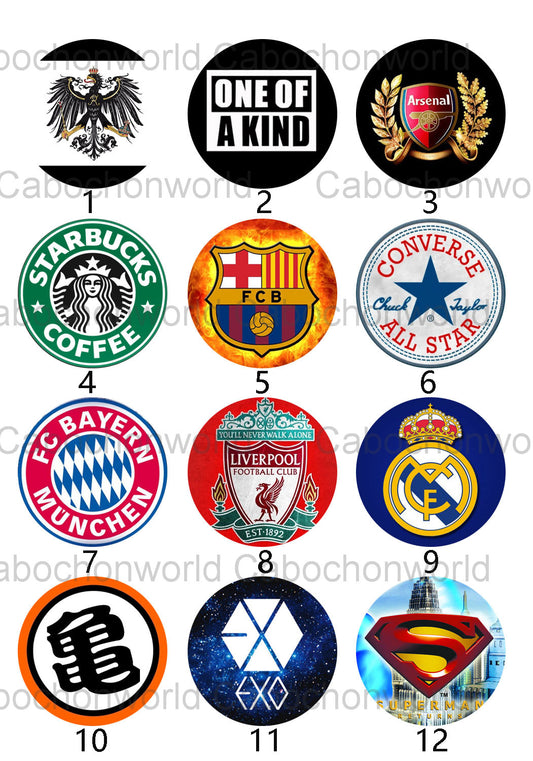 Collection de cabochons de style moderne CW0060