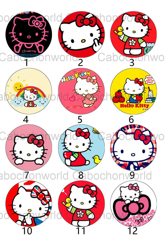 Collection de cabochons de dessin animé HK CW0209