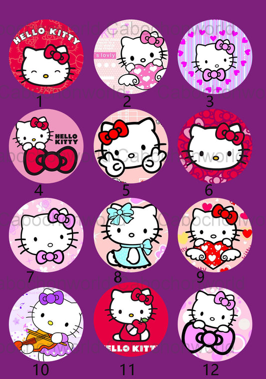 Collection de cabochons de dessin animé HK CW0210