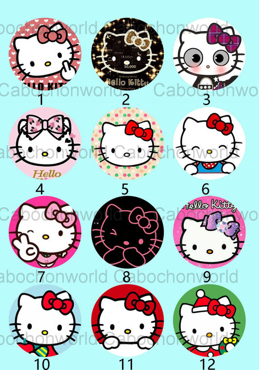 Collection de cabochons de dessin animé HK CW0214