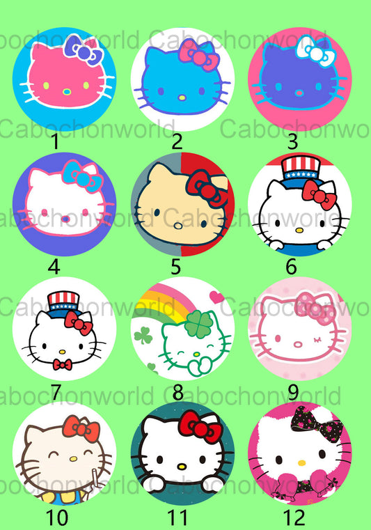 Collection de cabochons de dessin animé HK CW0215