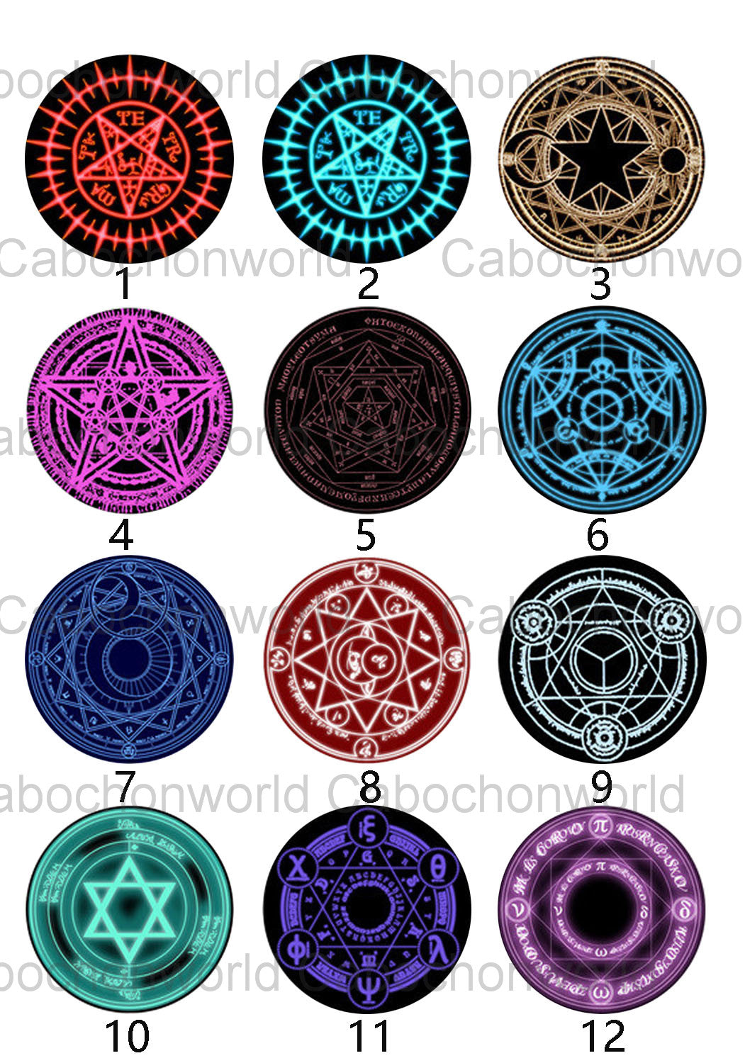 Magic Array Cabochon Collection CW0340 – zTao