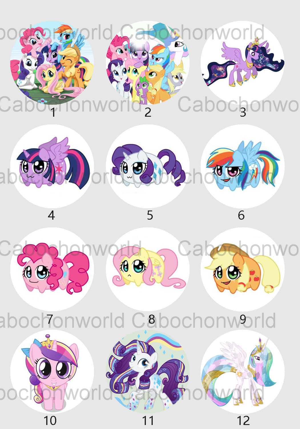 Meine kleine Pony-Cabochon-Kollektion CW0682