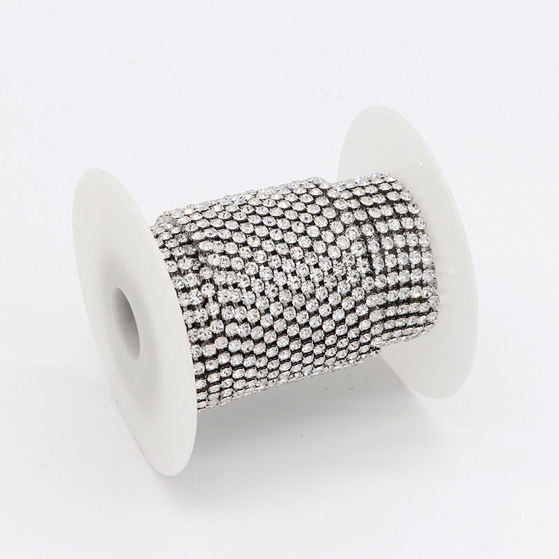 Chaîne à griffes en strass de 2 mètres 14K GF