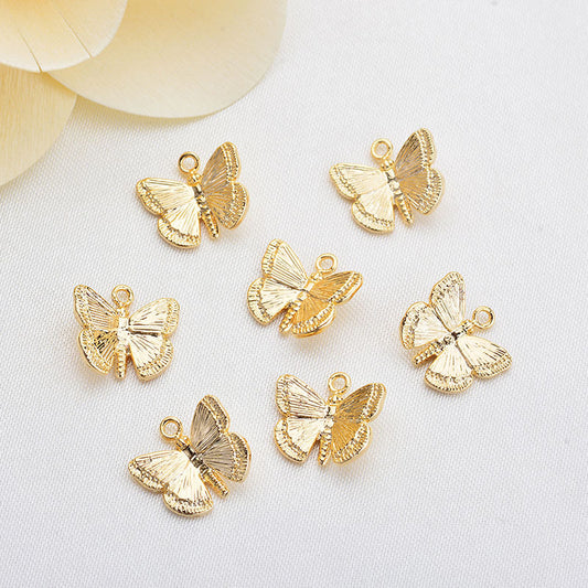 20 pendentif à breloque papillon 14K GF