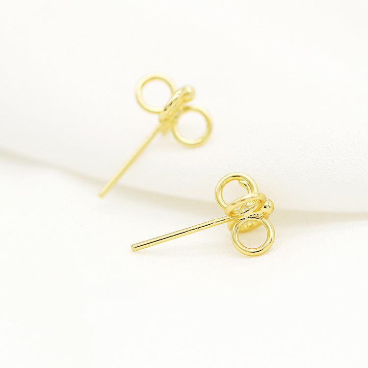 10 boucles d'oreilles à tiges multiples 14K GF Earing