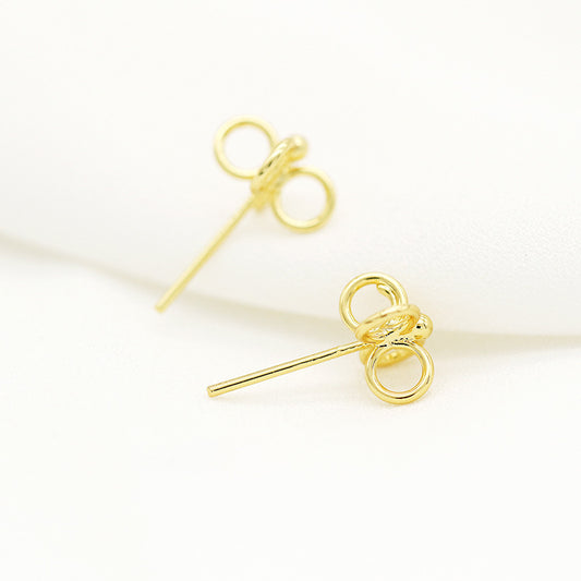 10 boucles d'oreilles à tiges multiples 14K GF Earing