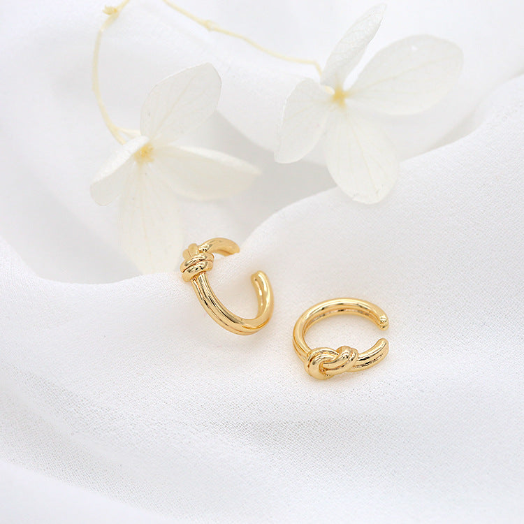 4 Cable Circle Earcuff Ear Cuffs Climber No Piercing Earring 14K GF Earing