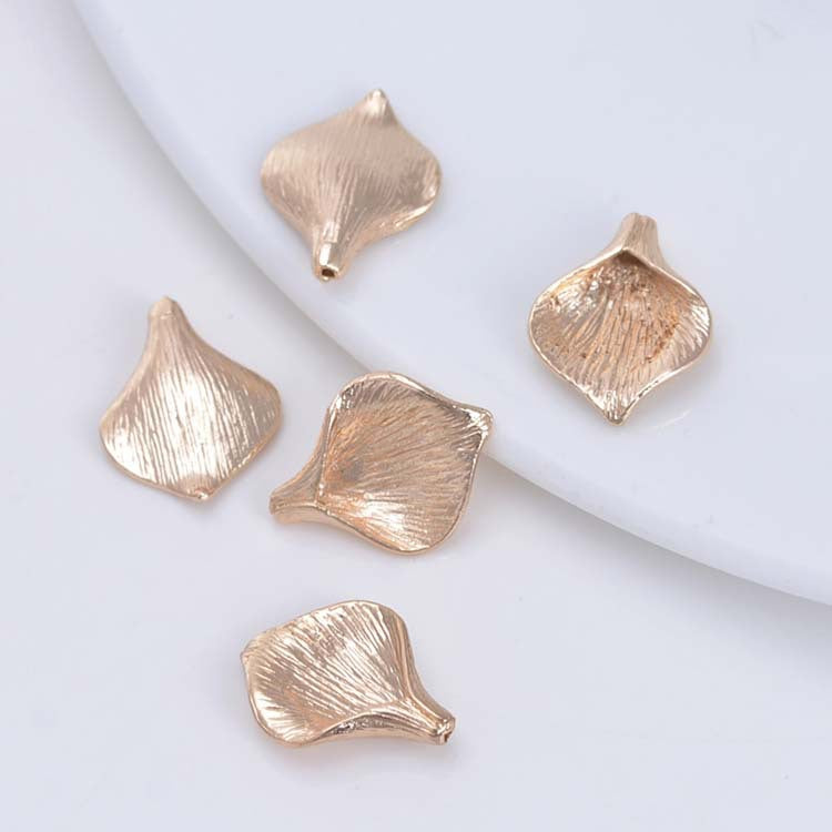 20 Charme de perle de pétale floral 14K GF Entretoise de perles
