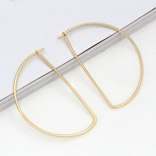 20 pendentifs à breloque demi-cercle ouvrant uni 14K GF