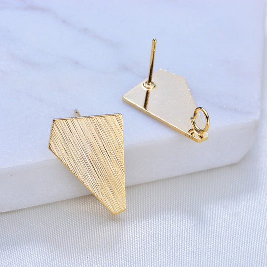 20 boucles d'oreilles triangle avec boucle 14K GF Earing