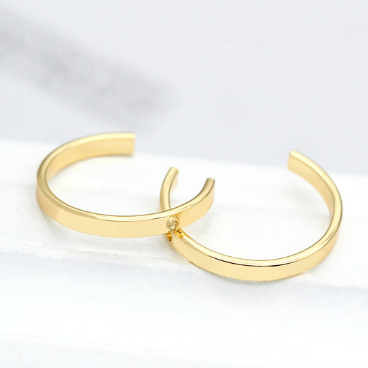 10 pendentifs à breloque cercle semi-rond 14K GF