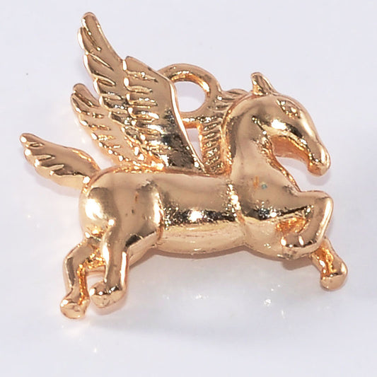 20 pendentif à breloque cheval volant 14K GF