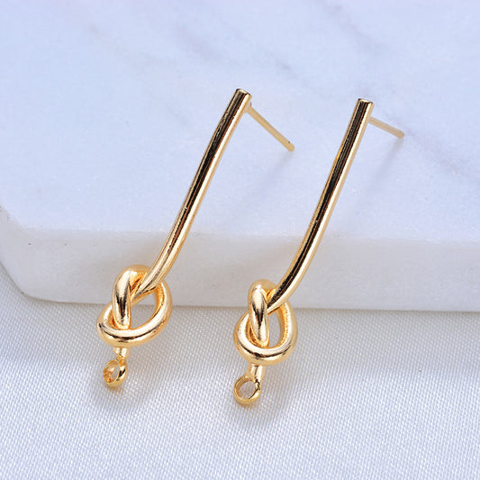 20 boucles d'oreilles à nœuds torsadés avec boucle 14K GF boucle d'oreille en fil d'oreille