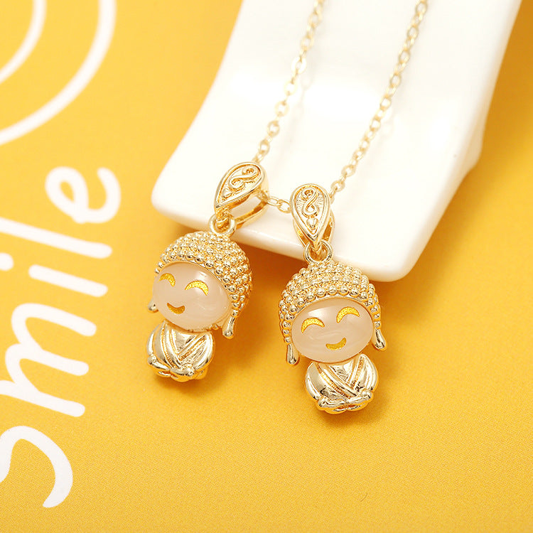 2 Bouddha Cygne Argent Sac Charme Pendentif Strass Embelli 14K GF