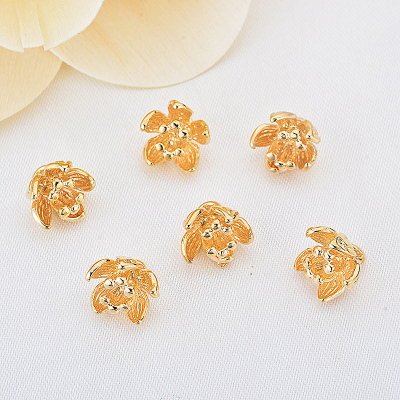 20 pendentif à breloque florale 14K GF