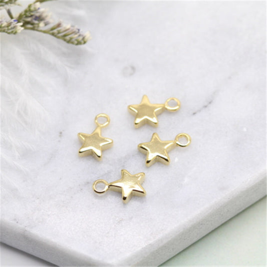 50 pendentif à breloque petite étoile 14K GF