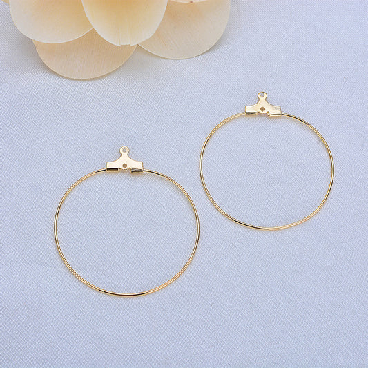 20 pendentif à breloque cercle uni 14K GF