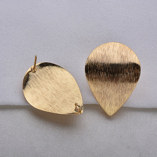 20 boucles d'oreilles à tige incurvées givrées avec boucle d'oreille 14K GF