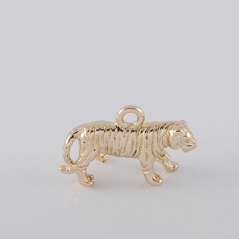 20 pendentif à breloque tigre 14K GF