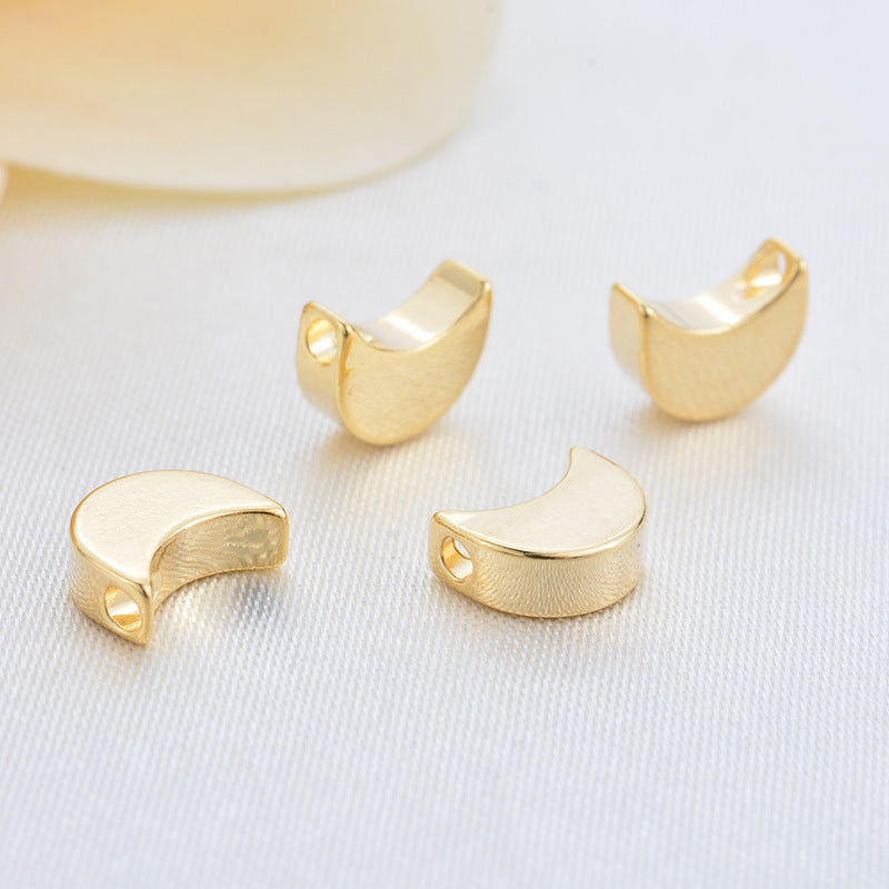 50 pendentif à breloque petite nouvelle lune 14K GF