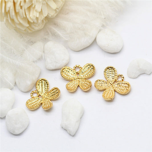 30 pendentif à breloque papillon 14K GF
