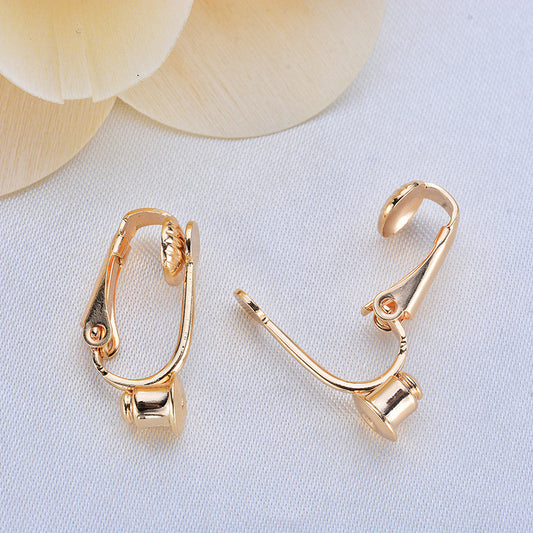 Clips d'oreille à 20 boutons avec boucle d'oreille sans perçage 14K GF
