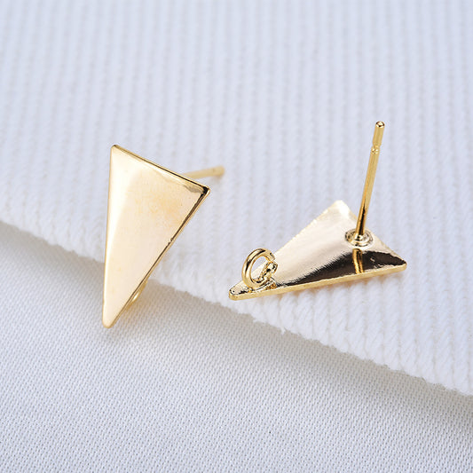 20 boucles d'oreilles triangle avec boucle 14K GF Earing