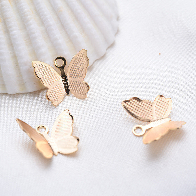 50 pendentif à breloque papillon 14K GF