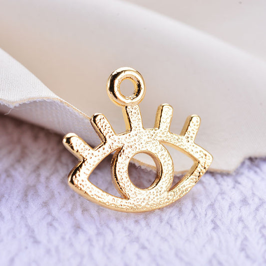 Pendentif à breloque 20 yeux 14K GF