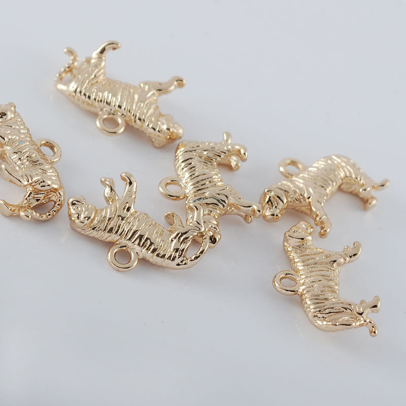 20 pendentif à breloque tigre 14K GF