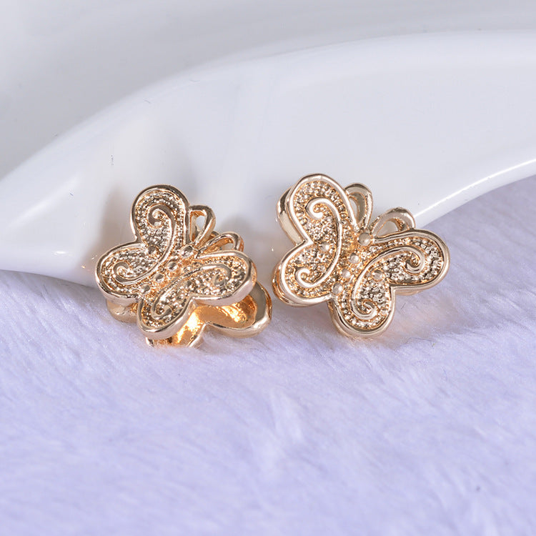 20 Schmetterlingsperlenanhänger aus 14K GF Kupfer, Perlenarbeit, Abstandshalter