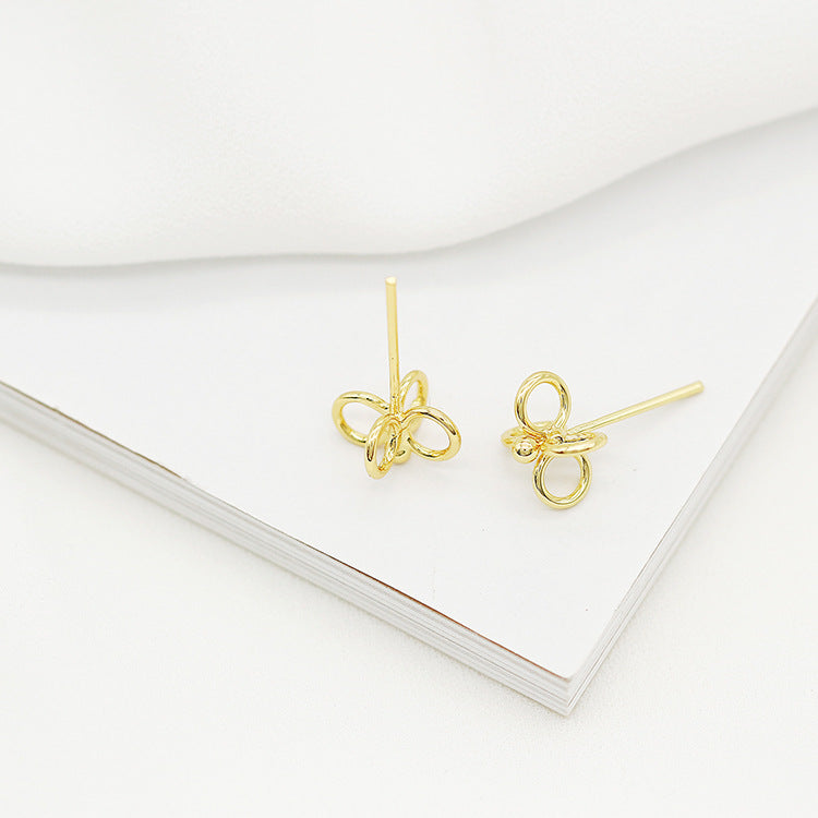 10 boucles d'oreilles à tiges multiples 14K GF Earing