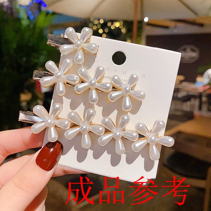 20 Glossy Multi Floral Charm Hairpin Hair Alligator Clip 18KGP