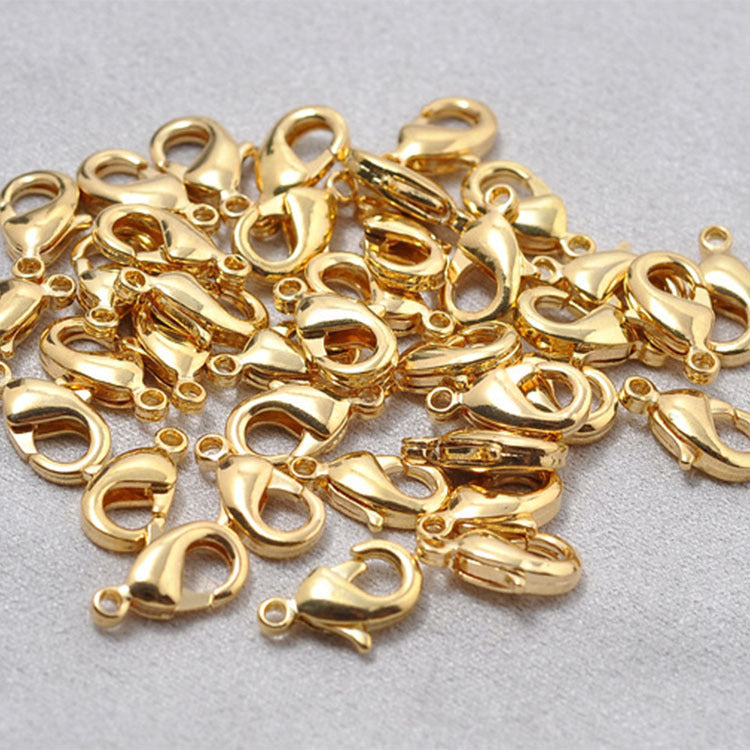 100 Karabinerverschlüsse aus 14 Karat GF mit Federschnalle