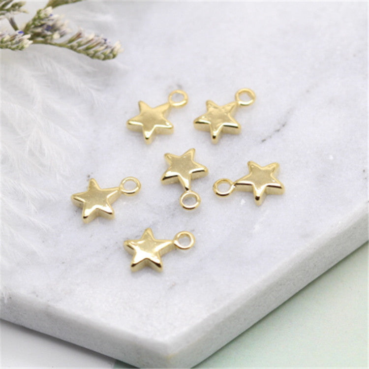 50 pendentif à breloque petite étoile 14K GF