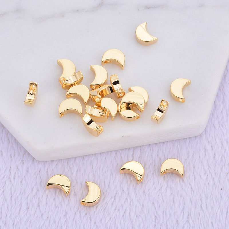 50 pendentif à breloque petite nouvelle lune 14K GF