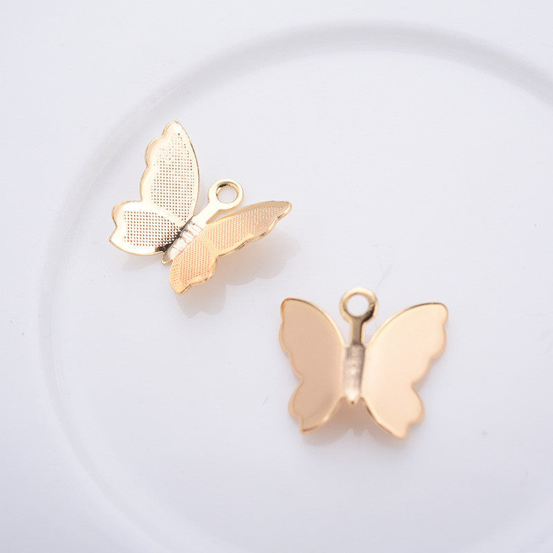 50 pendentif à breloque papillon 14K GF