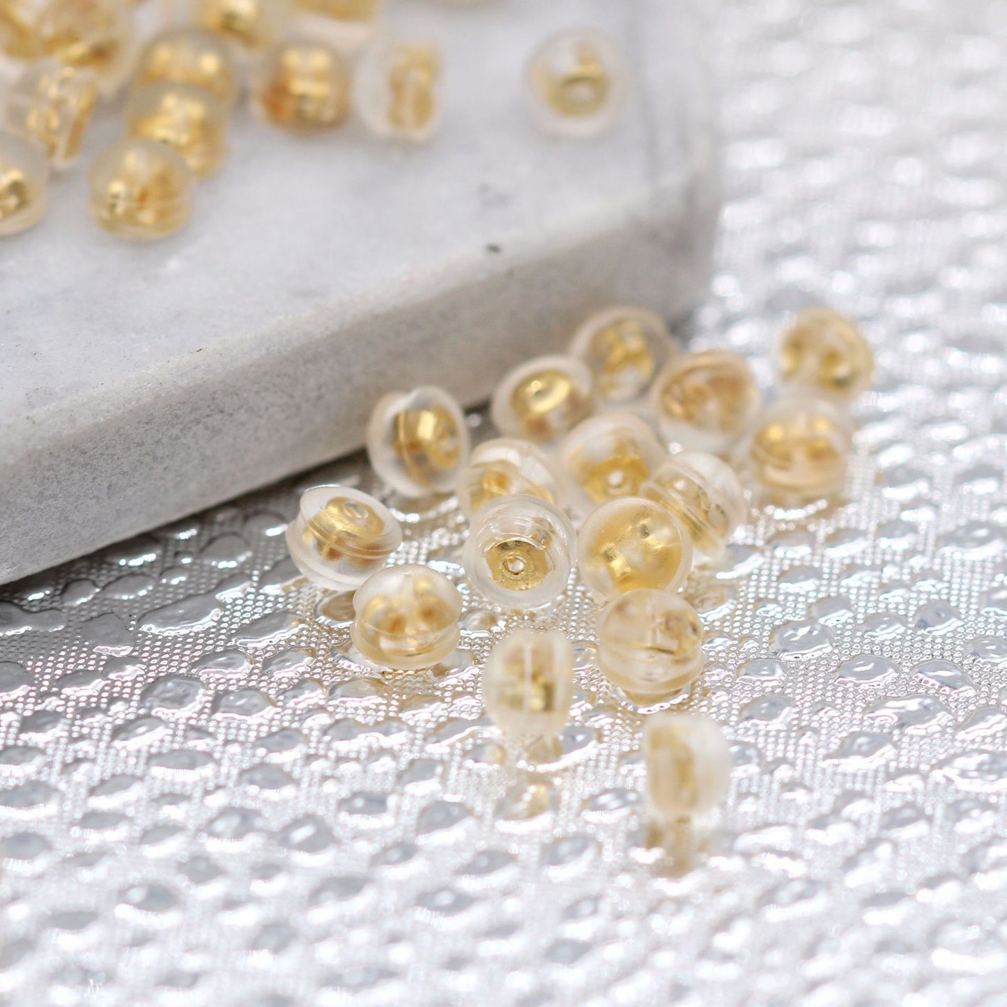 100 Dome Post 14K GF Earring Back Stopper