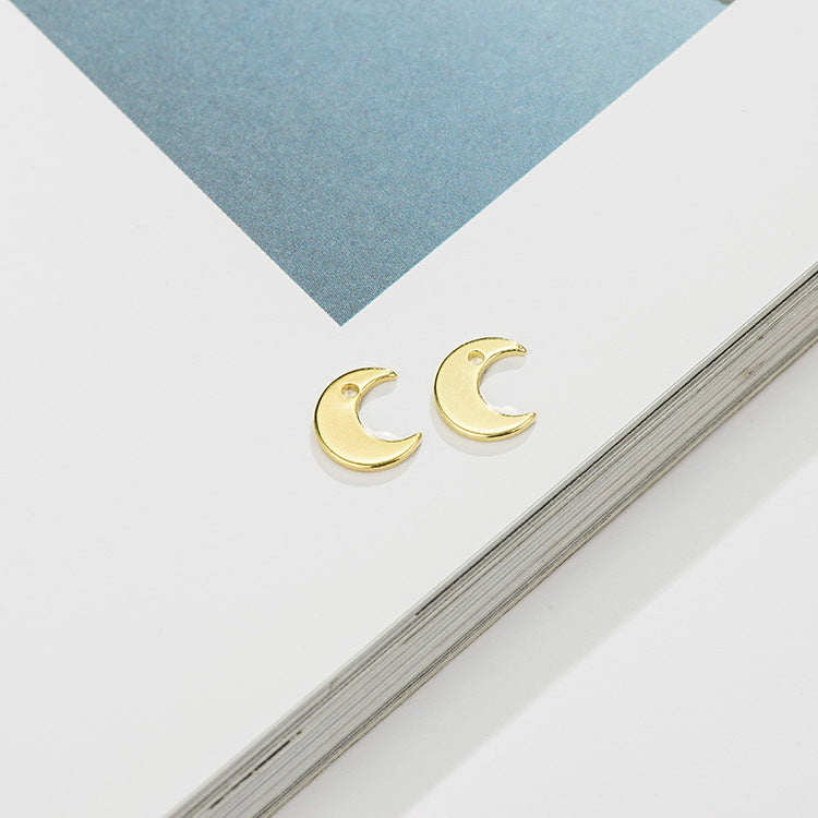 10 Petit pendentif à breloque nouvelle lune 14K GF